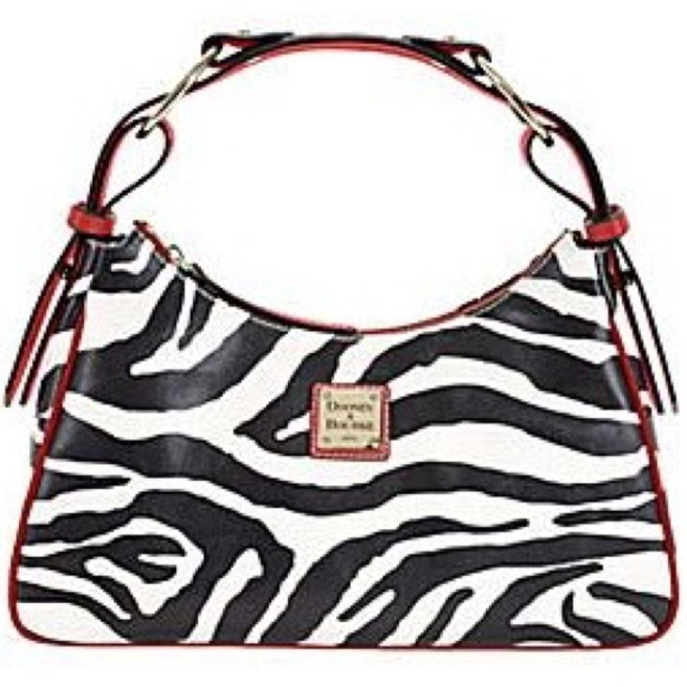 🎉 HP 🎉 Dooney & Bourke Large Zebra Hobo Bag